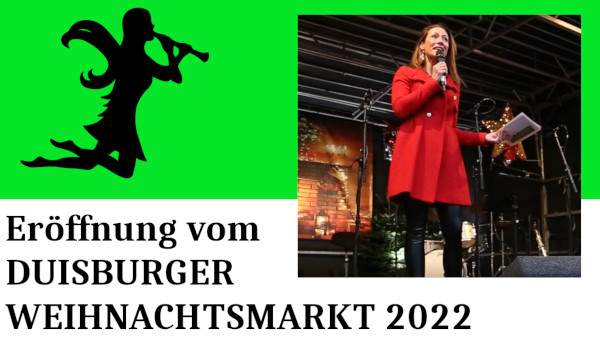 Duisburger Weihnachtsmarkt 2022: Erffnungsfeier